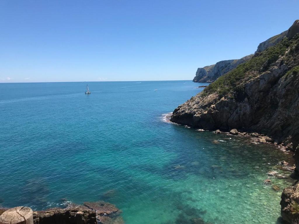 Apto. Con Gran Terraza Y Acceso Directo A Piscina. Dénia Eksteriør billede