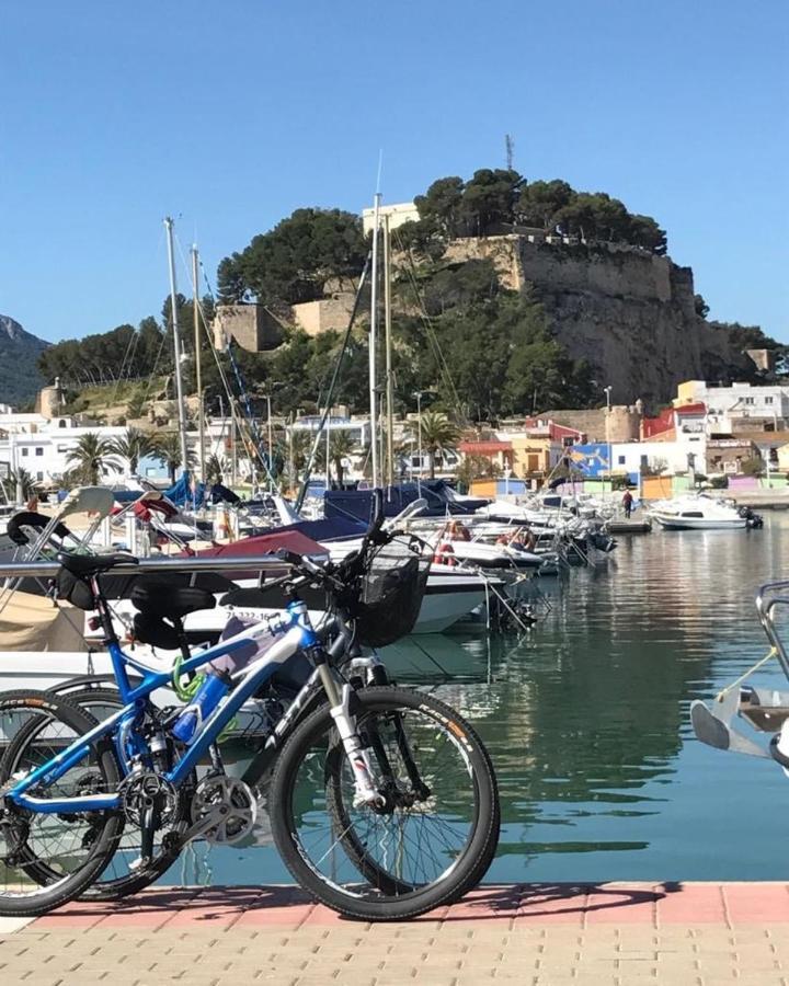 Apto. Con Gran Terraza Y Acceso Directo A Piscina. Dénia Eksteriør billede